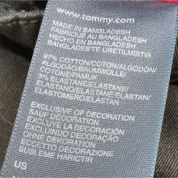 Tommy Hilfiger Women's 6 Mid Cotton Zipper Pants - Picture 9 of 10